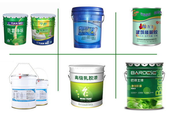 涂料灌裝機(jī)灌裝樣品展示