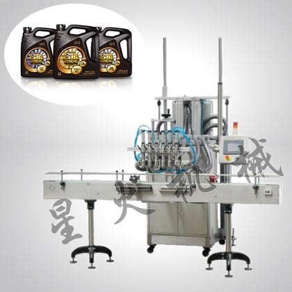 直線型潤(rùn)滑油灌裝機(jī)