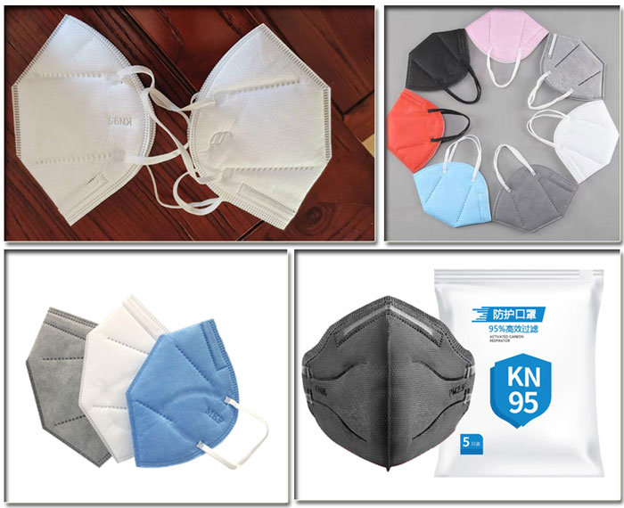 半自動(dòng)口罩機(jī) 半自動(dòng)KN95口罩生產(chǎn)樣品展示