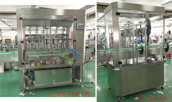 全自動花生油灌裝生產(chǎn)線單機(jī)展示