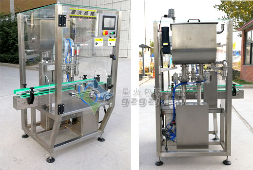 意面醬全自動灌裝機實物圖